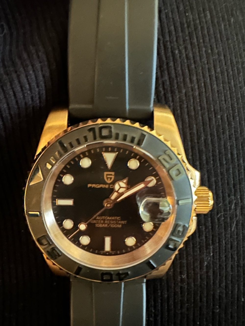 Pagani Design Watch. Rose Gold finish.